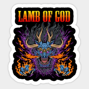 LAMB OF GOD MERCH VTG Sticker